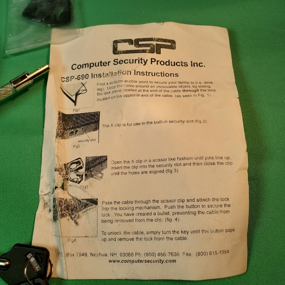 Computer Security Laptop Lock Model CSP-690 - Picture 5 of 12